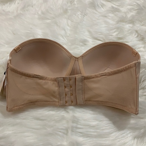NWT Lively The No Wire Strapless Bra Toasted Almond - Picture 7 of 10